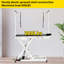 Table de toilettage électrique 50 po avec accoudoirs en aluminium-122534497