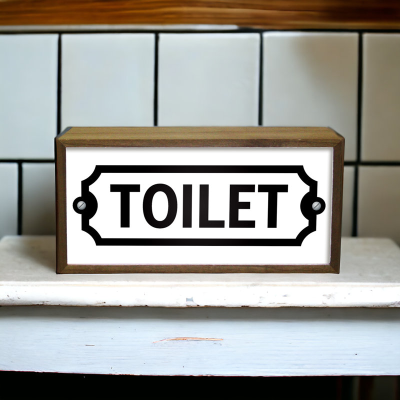 Brenay Toilet 15" LED Sign