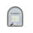42 Inch Arch LED Front and Backlit Wall Mirror in Silver-1347360996-1347361007