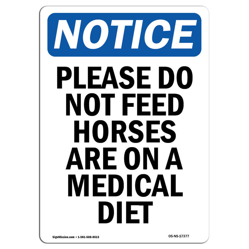 Veuillez ne pas nourrir les chevaux