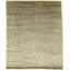 Hand Knotted Abstract Area Rug in Silver