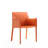 Rosson 17.32'' H Faux Leather Upholstered Metal Armchair-67966057