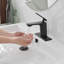 Robinet de salle de bain monocorps à poignée simple