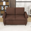 Divan-lit tapissier Abrian, canapé-lit escamotable, causeuse avec matelas simple-329056228