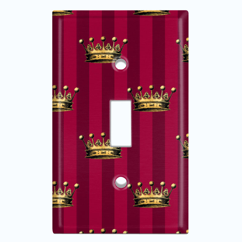 No Subject 1 - Gang Toggle Light Switch Standard Wall Plate