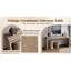 Console 65 pouces en placage de bois massif rustique-784552530