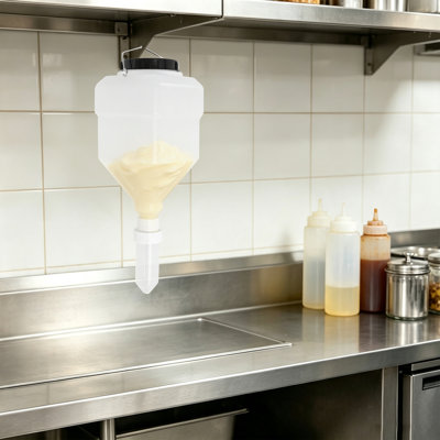 Distributeur de sauce à suspendre 5,5 L pour grande capacité pour cuisine commerciale et restaurant