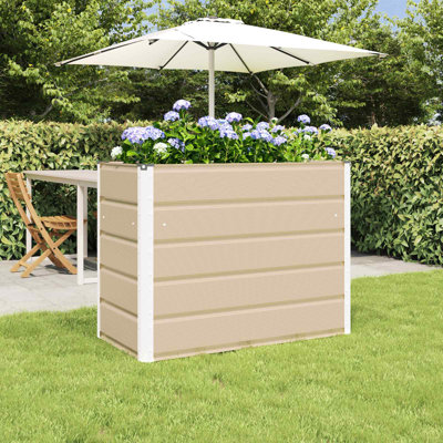  Planter 100 X 50 X 77 Cm Galvanised Steel