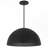 24" Diameter Integrated LED Black Pendant