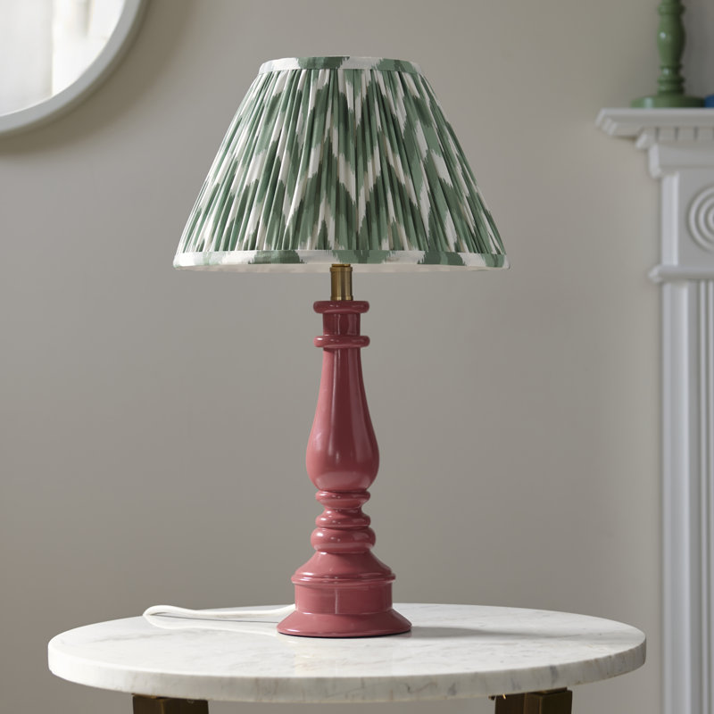 Myrtle Table Lamp, Costwold Green, 47.5cm H x 30cm W x 30cm D