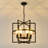6-Light Adjustable Lantern Chandelier Pendant Light Fixture for Dining Room Hallway Foyer Entryway-310570630