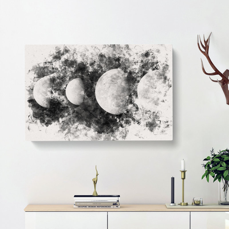 Moons Of Jupiter - Wrapped Canvas Print, 35cm H x 50cm W x 3cm D