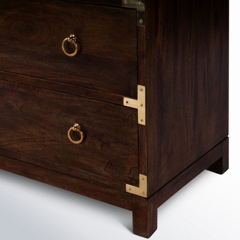 Radcliff 3 Drawer Accent Chest, Brown