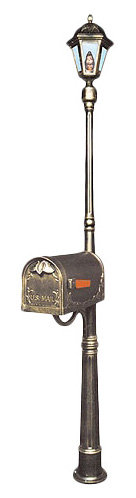 80'' H Decorative Post, Swedish Silver