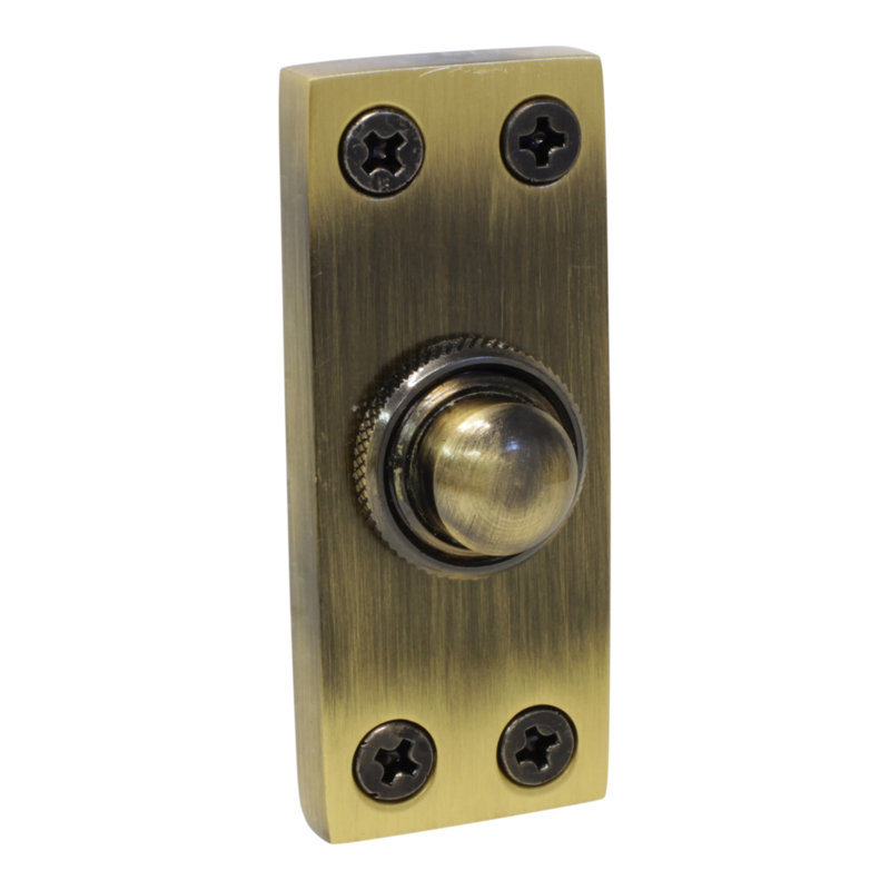 Bouton de porte en laiton, Laiton antique