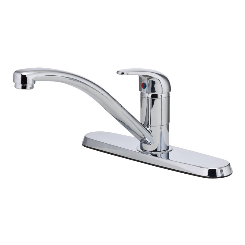 Pfirst Series Single Handle Kitchen Faucet, Polished Chrome