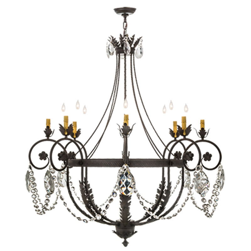 Lustree empire 8 lumières à bougie de style bougie Screven