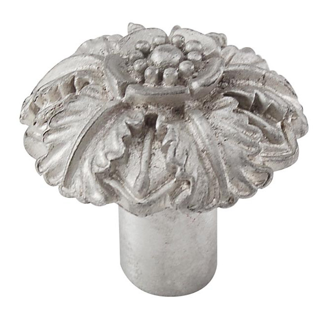 Poignée fantaisie Carlotta, H 1,25 po x l 1,25 po x P 1,25 po, Nickel satiné
