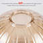 14 cm H Round Glass Lamp Shade ( Spider )