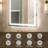 60 x 36 LED Vanity Mirror for Bathroom, Frontlit & Backlit LED Mirror for Bathroom with 3 Colour Lights, Wall Vanity Mirror with Anti-Fog, Shatterproof & Memory Function, Perfect for Modern Bathrooms-1878746816