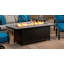 Elba Rectangle Aluminum Propane and Natural Gas Fire Pit Table-553030083-553030084-553550047