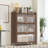 Metal Cabinet With 3 Flip Doors For Bedroom, Office, Living Room, Hallway, Entryway