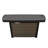 Baecher 24.61" H x 51.97" W Aluminum Outdoor Fire Pit Table with Wicker Base and Hidden Fuel Tank Storage-1167826889