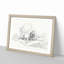 Sketch of Two Goats by Jean Bernard - Picture Frame Drawing Print-55619157-55619158