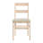 Stakmore Unfinished Folding Chair Classic Slat Back