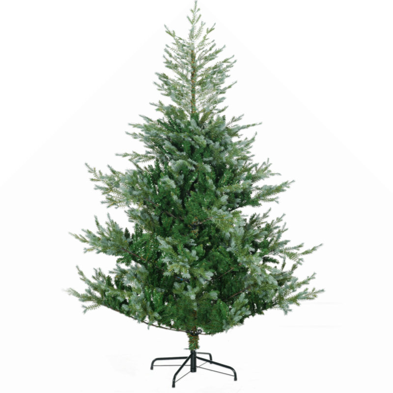 Ft Artificial Christmas Tree Holiday Décor With  Branches, Auto Open, Steel Base, Wide Shape, Easy-To-Shape Branches, 5.9'