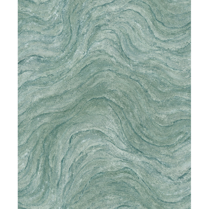 Rouleau de papier peint optique Marble Bricks and More Collection, Vert