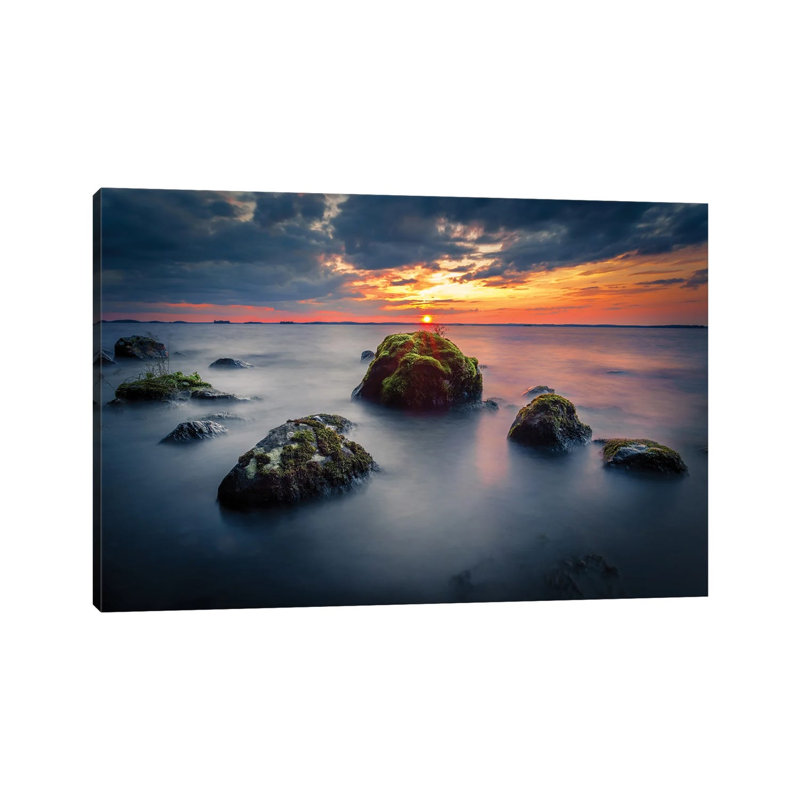 Evening At Vanajanniemi by Lauri Lohi - Wrapped Canvas Print, 101.6 cm H x 66.04 cm W x 3.175 cm D