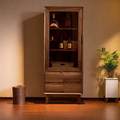 American style light luxury bookcase
