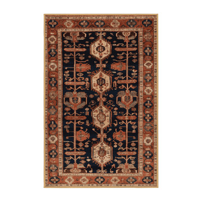 Machine Washable Turkish Brown Area Rug
