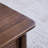 Black walnut solid wood end table