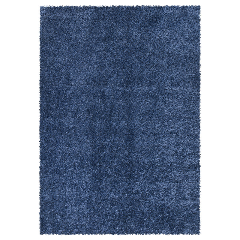 Ahyana Solid Colour Shag Area Rug, Rectangle 80 x 150cm