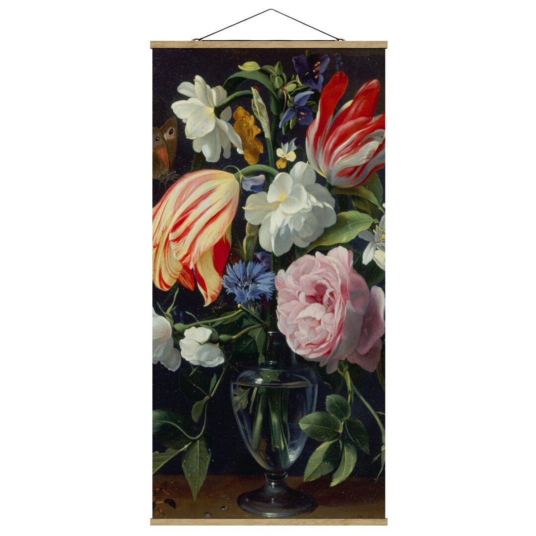 Stoffbild Vase with Flowers von Daniel Seghers