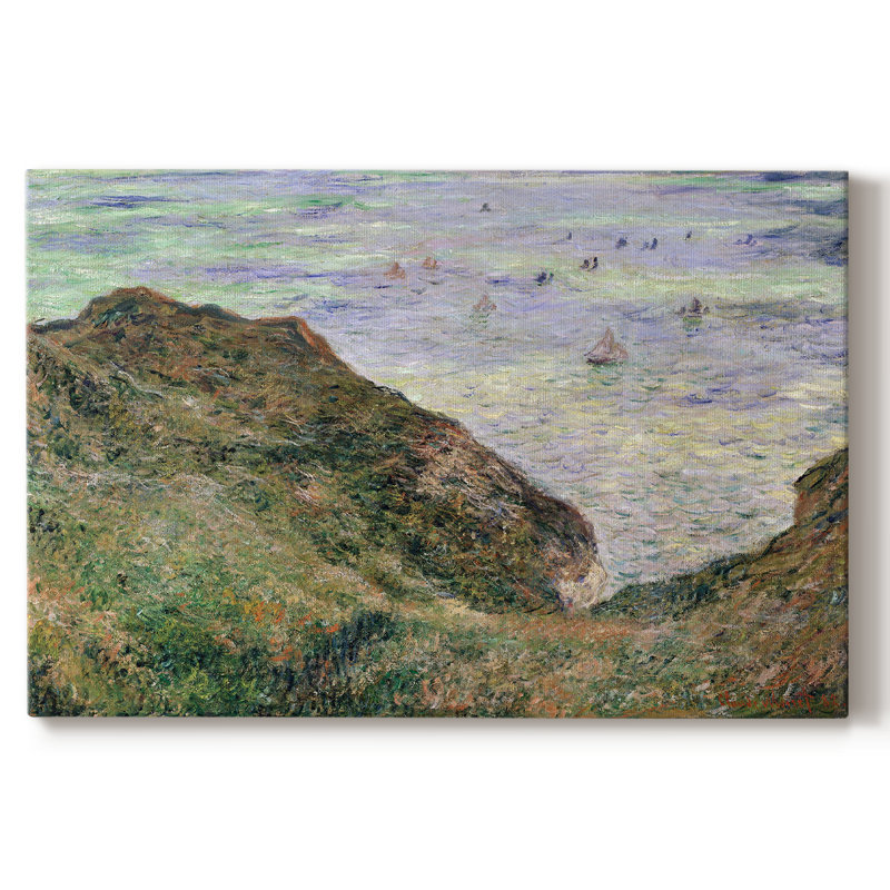 Paysage rétro-ICI, Toile tendue, H 41 po x l 61 po x P 1,5 po