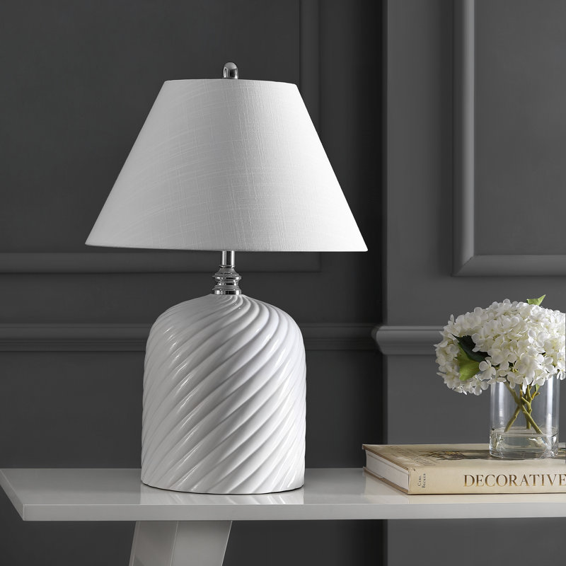 Lampe de table blanche 28,5 po briarden