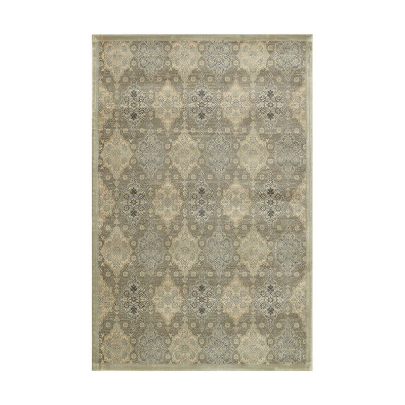 Keever Viscose Ikat Indoor Rug, Rectangle 9'2" x 12'2"