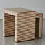 Sienna Nesting End Table-Walnut/Bone-Lg