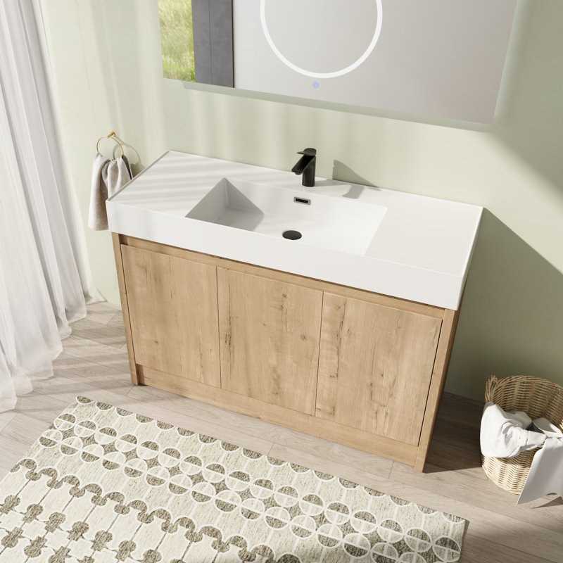 Meuble-lavabo simple 47,27 po avec comptoir