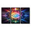 Mandala arc-en-ciel magique - ensemble de salon d'art mural géométrique-819773958-819774011