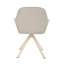 48.5cm H Linen Upholstered Metal Upholstered Back Armchair in Beige-1897258469