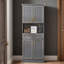 Household balcony aluminum alloy shoe cabinet