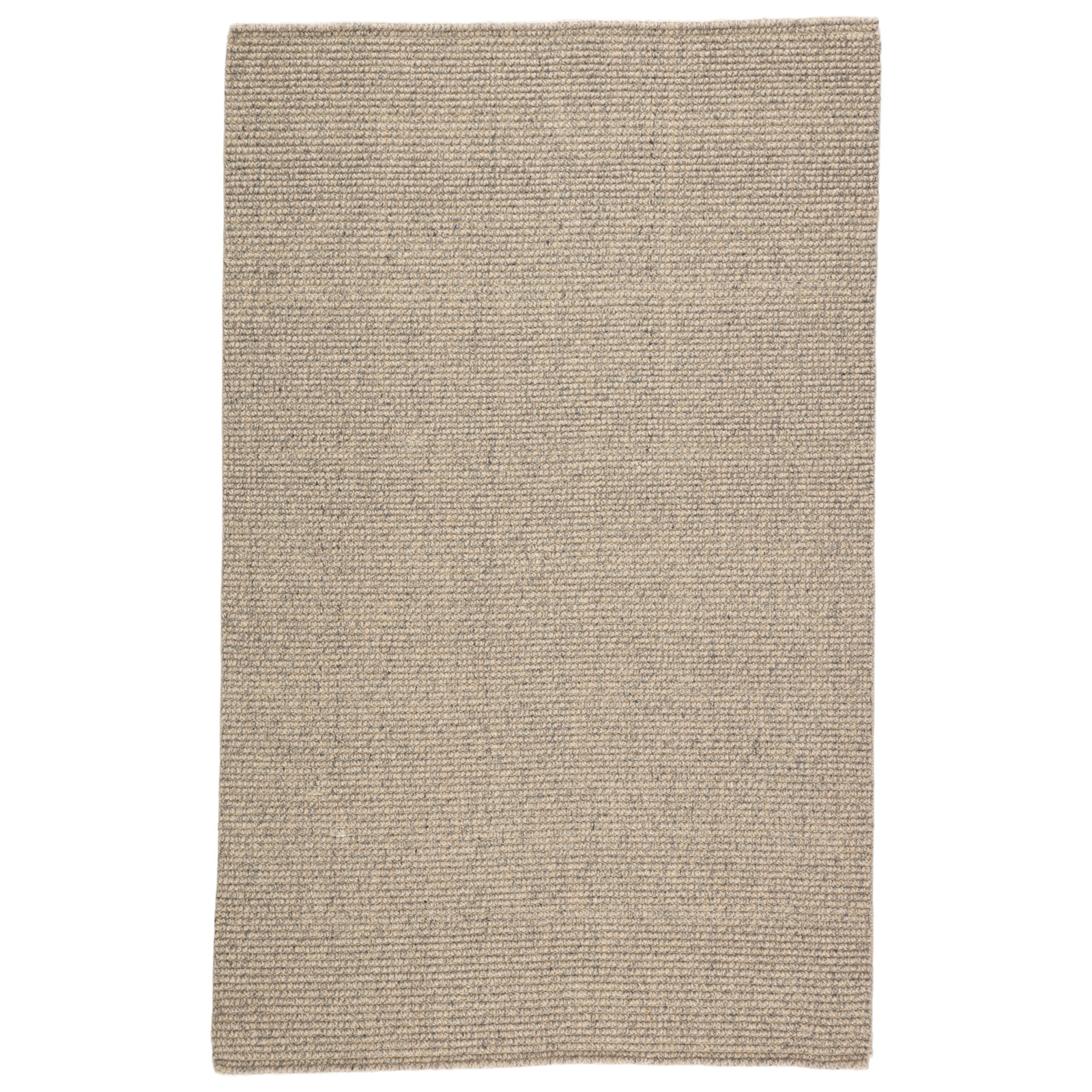 Rolando Handmade Light Gray Rug, Rectangle 2' x 3'
