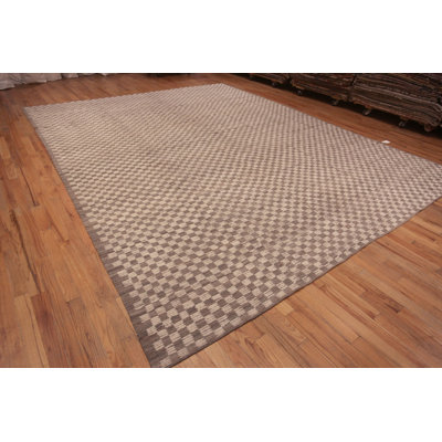 Tapis à damier géométrique moderne de la collection Nazmiyal