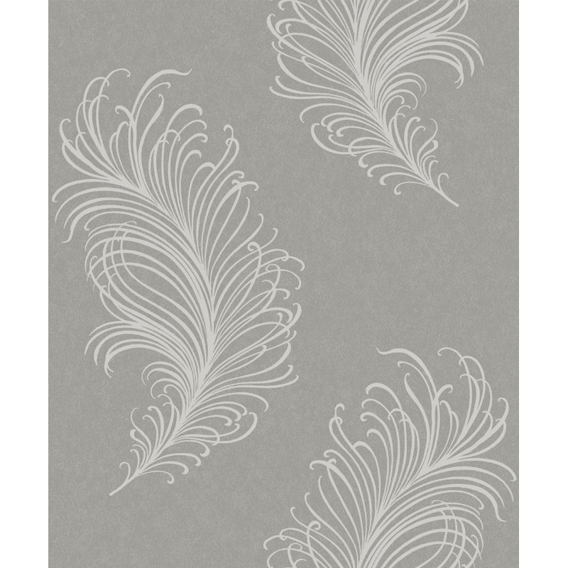 Dilsen 10.05m x 53cm Wallpaper Roll, Grey
