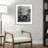 Callery Silver Wood Picture Frame with Mat-1382960090