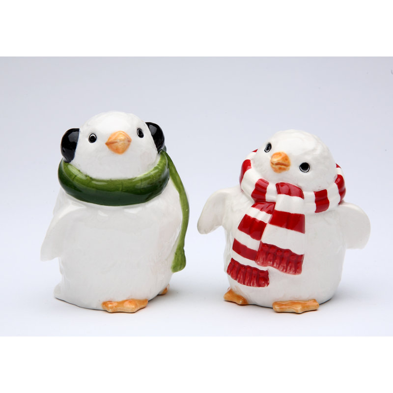 Ensemble salière et poivrière Penguin Couple